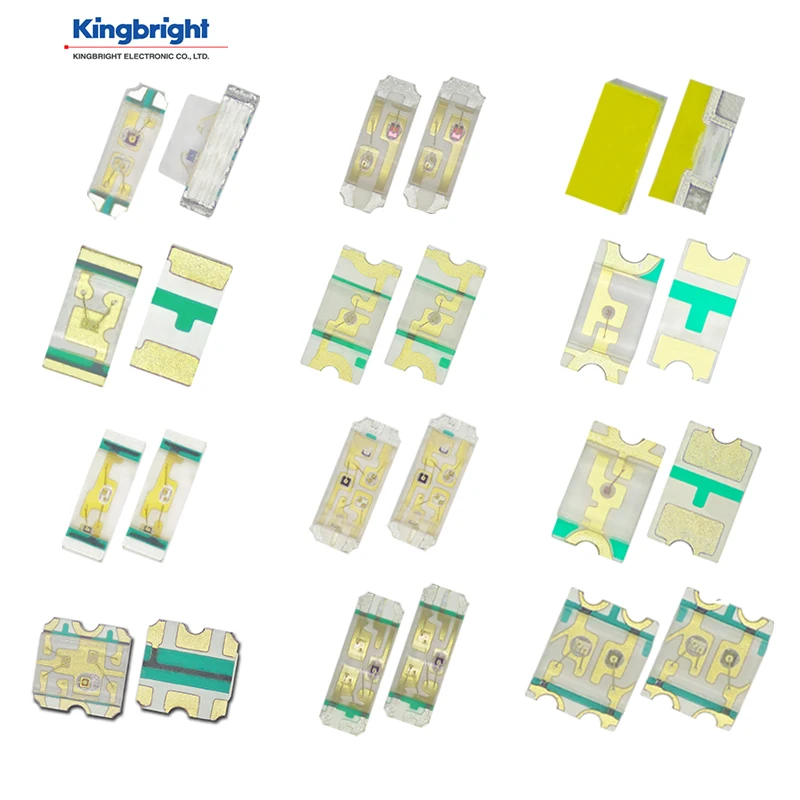 KINGBRIGHT 2835 5050RGB 0603 1206 3528 SMD LED Chips - Multi-color Options, Original High Brightness