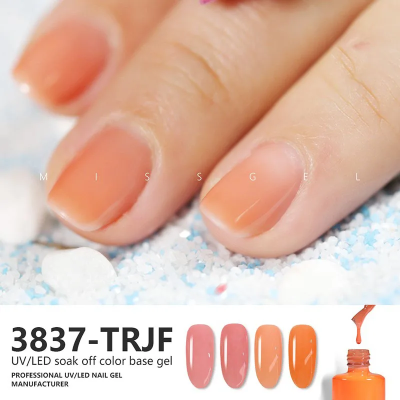 Easywell custom oem private label 15ml nail salon colors soak off led uv gel nail polish