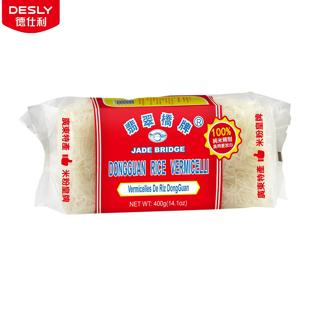 Manufacturer Easy Cook Noodle Wholesale Bulk 250 g Wide Shahe Dried Rice Noodles for Supermarket Restaurant