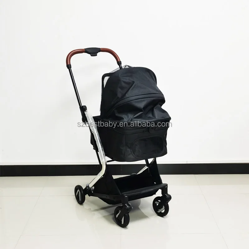 Wholesale Luxury Pet Stroller Dog Carrier 4 Wheels Pet Dog Stroller For Travel