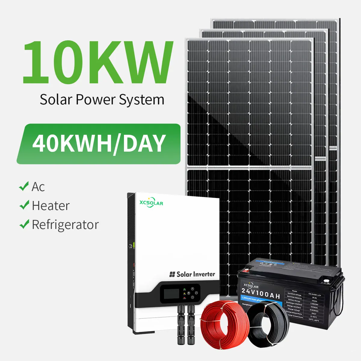 Factory Solar Panel 500w House Use 48V 51.2V Deep Cycle Solar Batteries Solar Energy System For Outdoor Portable Power Stations