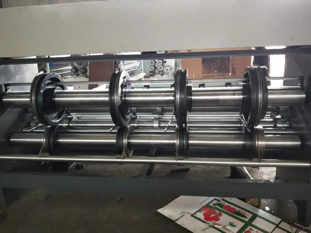 Factory price semi auto  rotary slotting machine RS4 chain feeder slotter