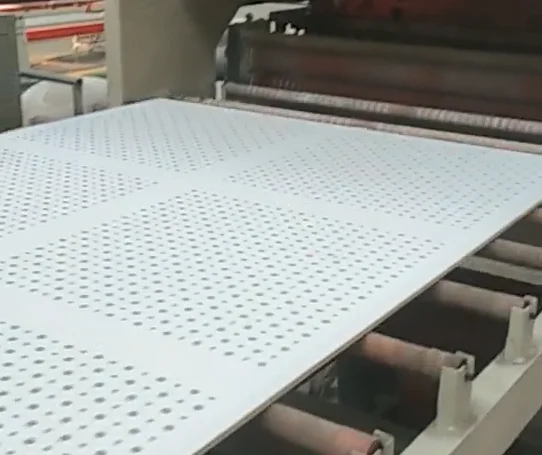 Fully automatic sound absorbing board punching machine.1