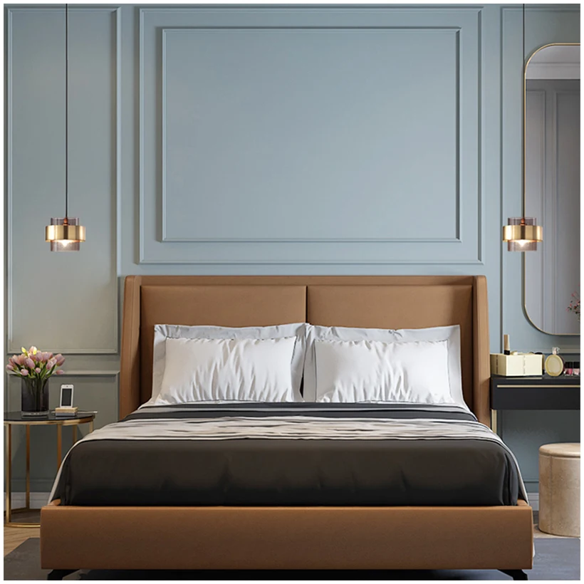 
2020 new product lamps home decor modern glass pendant light 