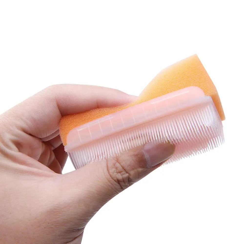 6 Pack Nail Sponge Scrub Hand Brush Soft Bristle Bath Brush for child