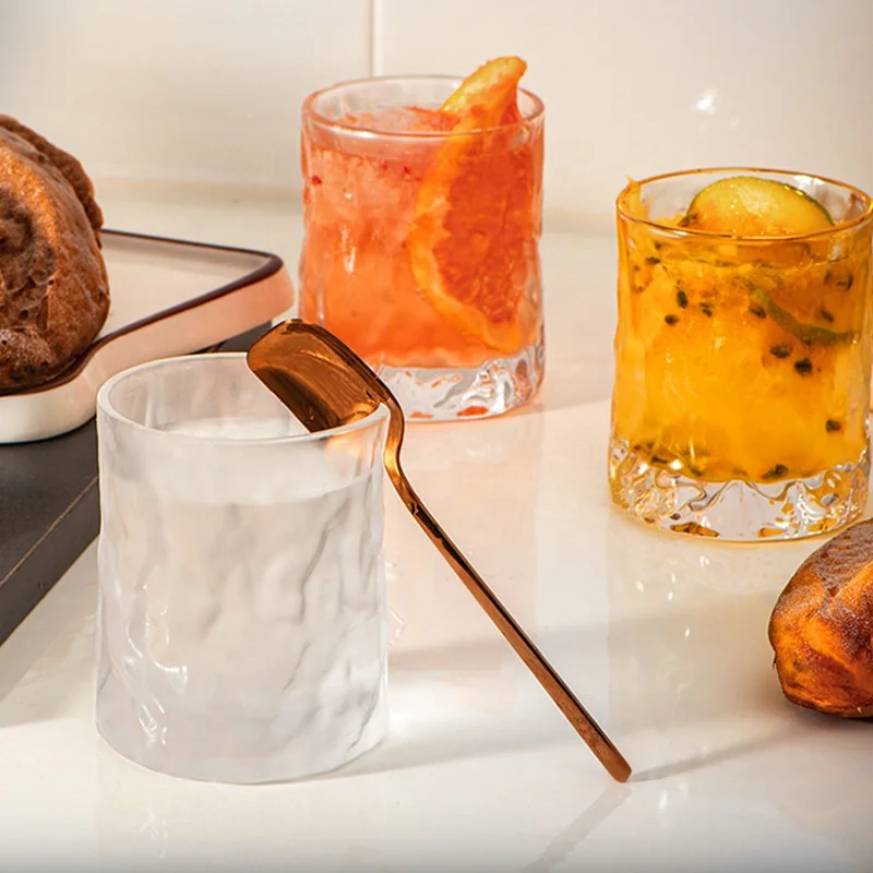 230ml coffee glasses Red Wine Glasses Clear Large healthy coconut juice cup Thick and not hot stemless wine glass