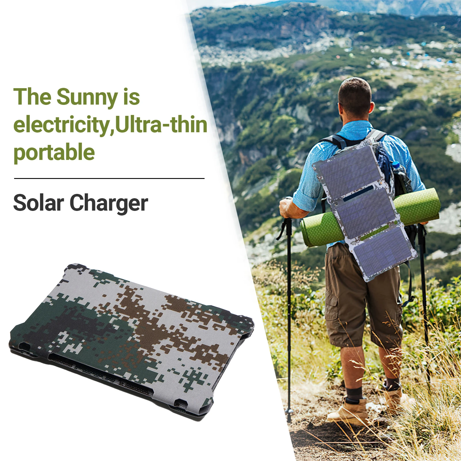 ETFE 5V 28W 21W Solar Panel Portable etfe folded Solar Charger 2-Port USB for Charging USB Devices -iPhone Android GoPro