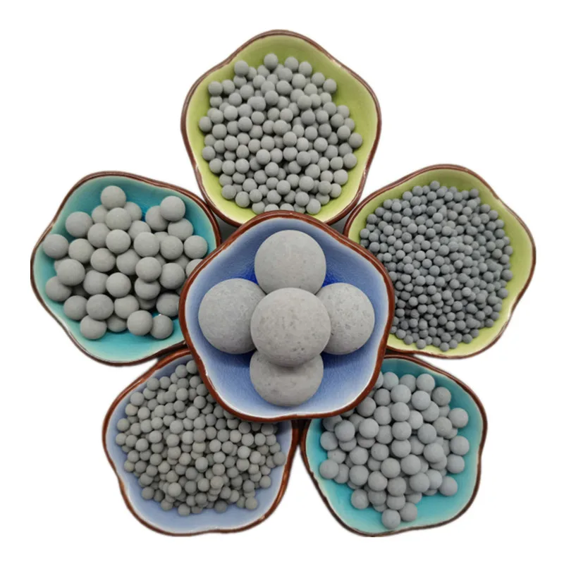Water purification ceramic ball shower with Maifan stone ball