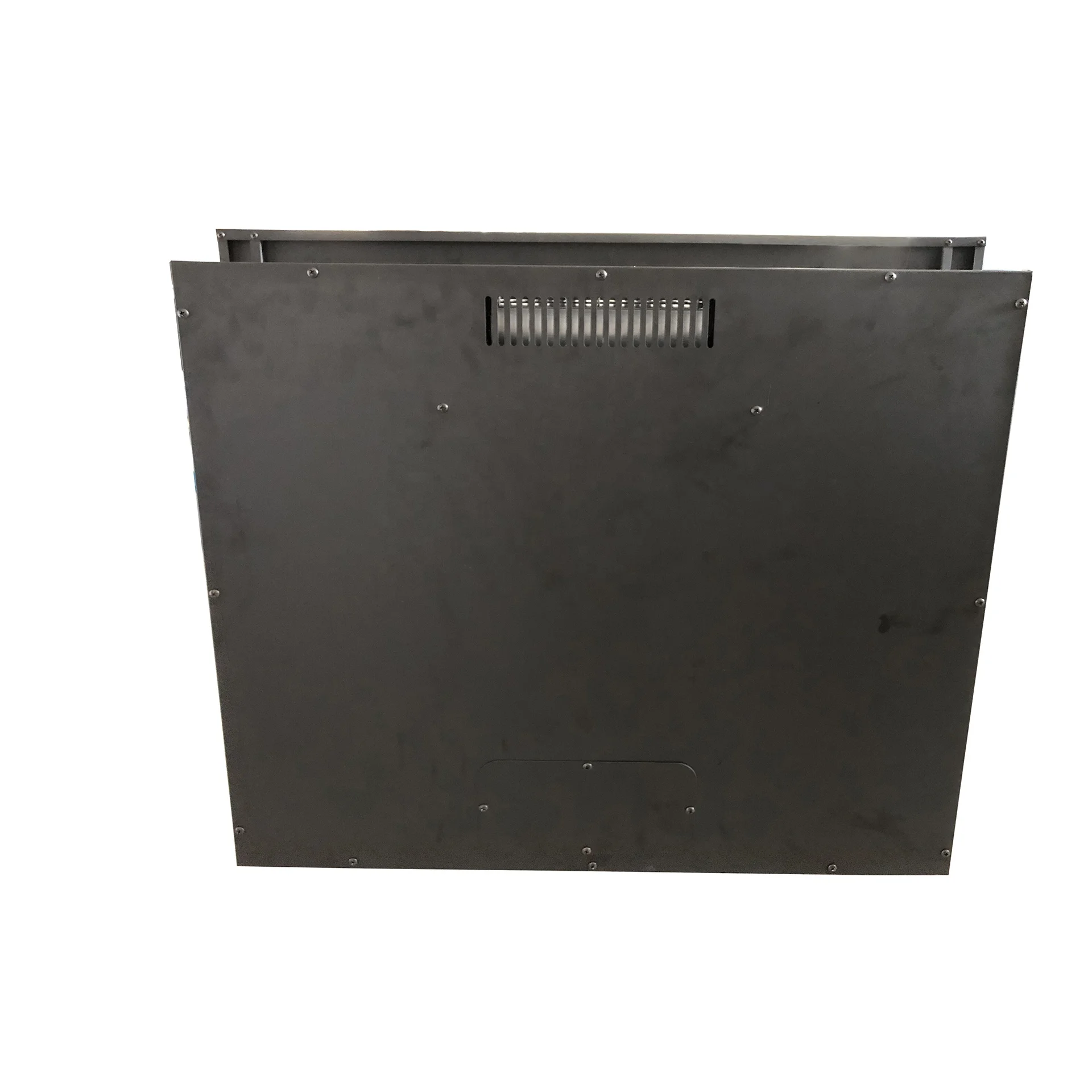 28 Inch Electric Fireplace Insert Electric Fire Firebox Remote Control Included Built-In Firebox Gold Trim