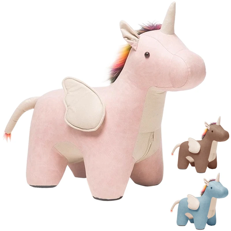 SUKE Cartoon animal pony seat shoe stool Children creative seat living room bedroom common