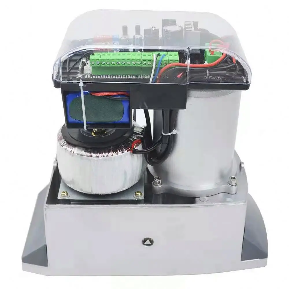 Nice chain link fence universal multi code remote powered security garage door receiver opener system motor kit for swing gate