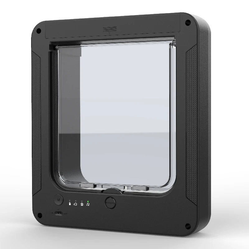 Cat Flap Door Lockable Manual Control Access Pet Door Cat Flap 4 Ways Locking