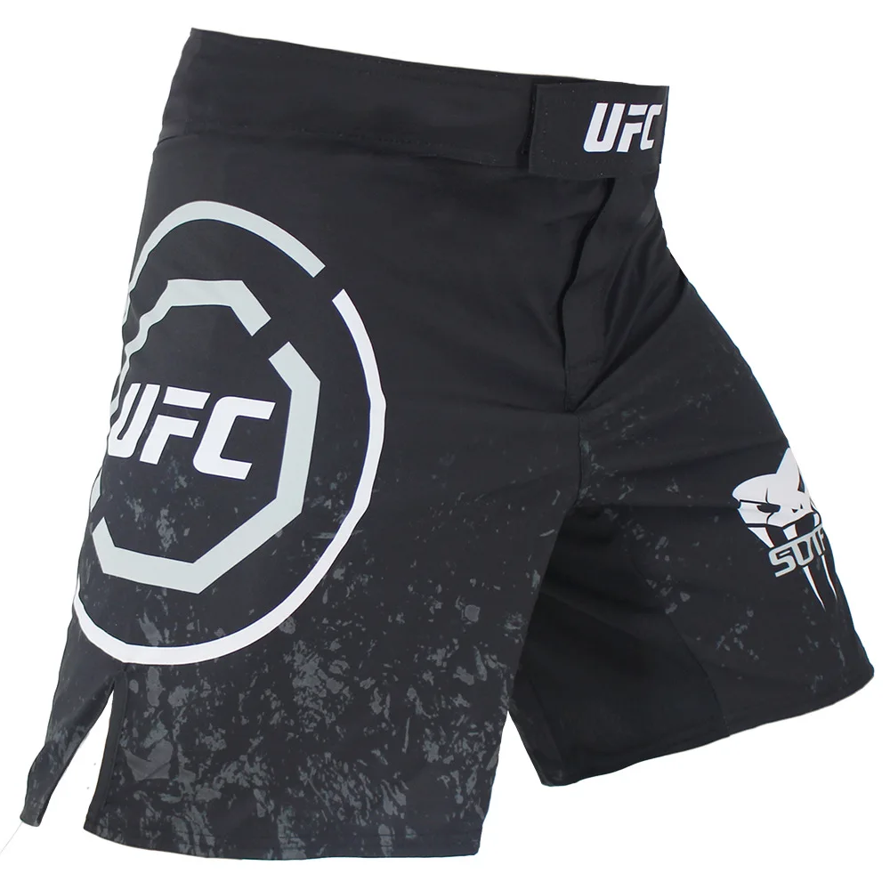 Китайский производитель на заказ черные шорты MMA для тренировок