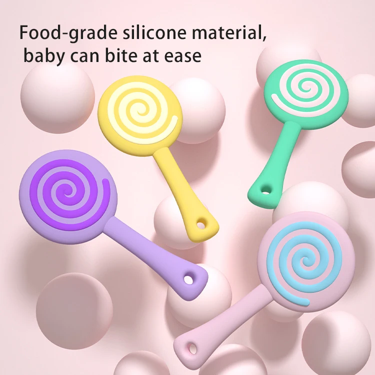 custom  soft  baby  teething teethers food grade Safety bpa free silicone baby teethers