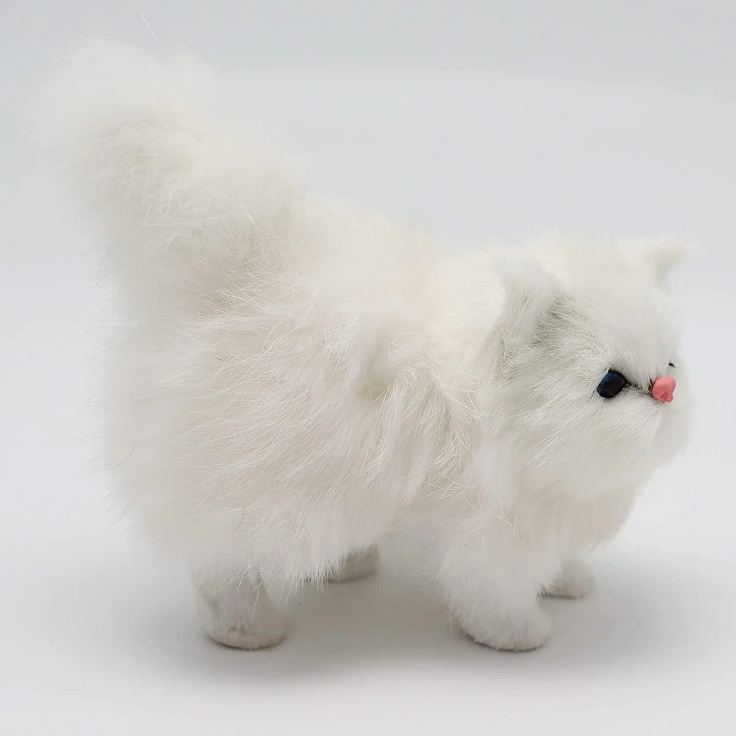 Realistic cat plush toy cute kawaii black cat stuffed animal plush toy realistic Halloween realistic