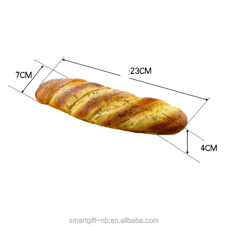 artificial bread french baguette french loaf for food shop display model