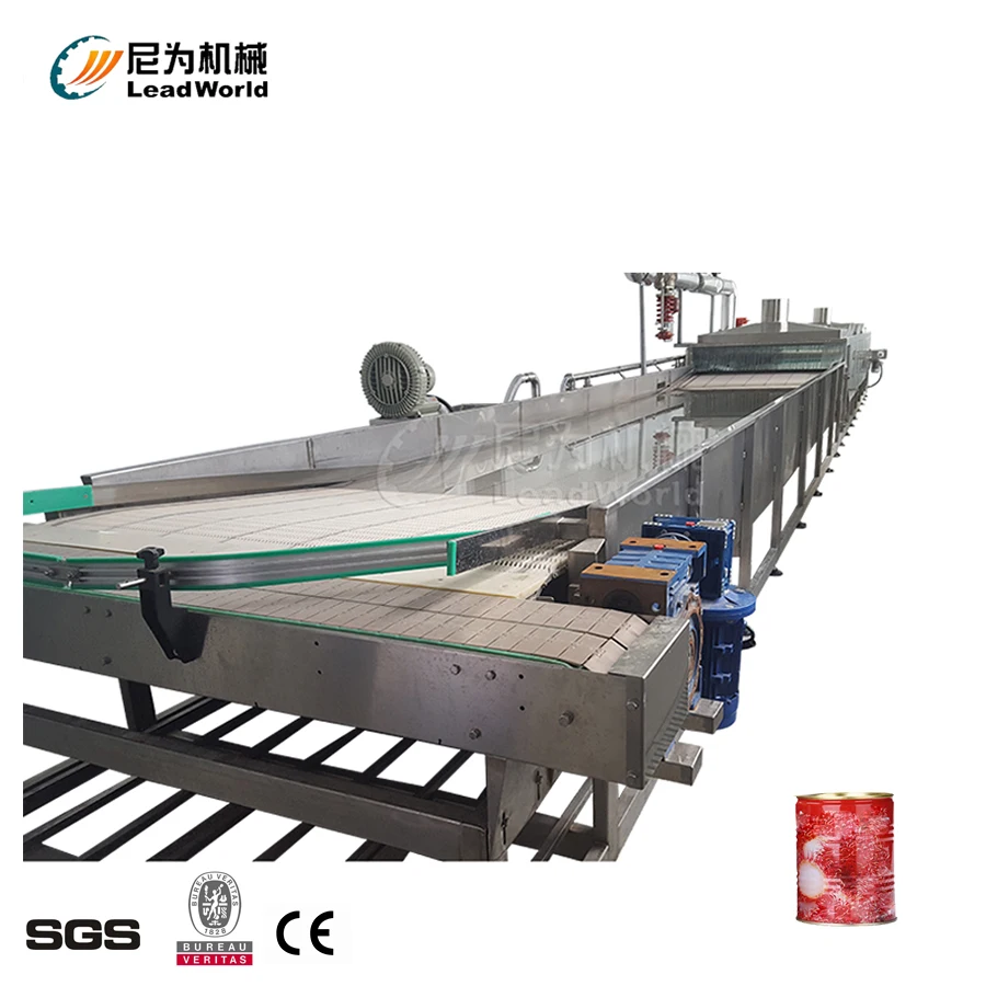 automatic iron cans glass jar tinned tomatoes canned food canning production line