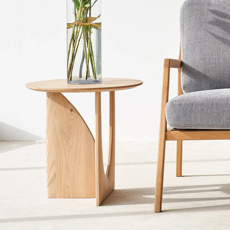 Popular modern casual Scandinavian small pallet living room furniture coffee corner wooden modern table