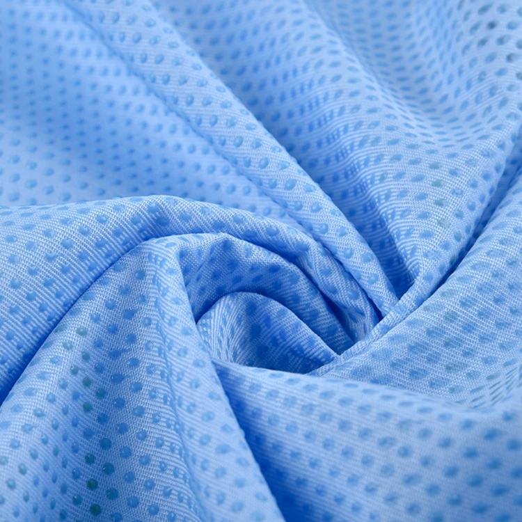 RPET PVC drip plastic waterproof recycle polyester silicone anti-slip functional fabric