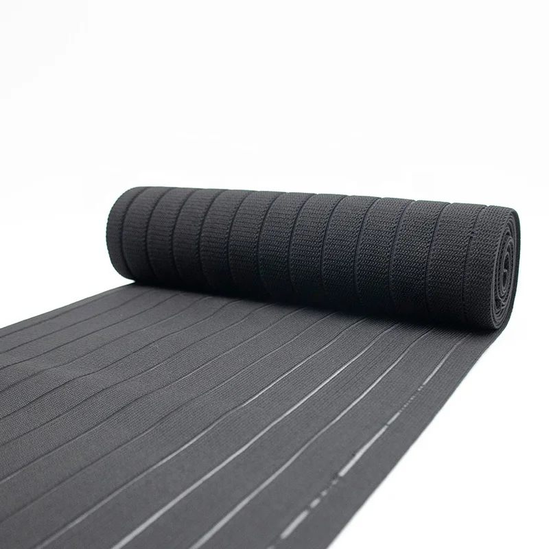 Breathable fish line elastic band customized wide monofilament elastic band for medical sport