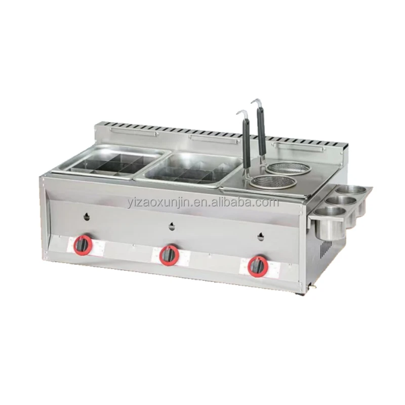 20L+8L tank liquefied petroleum gas frying furnace stainless steel doughnut deep-fried dough sticks machine