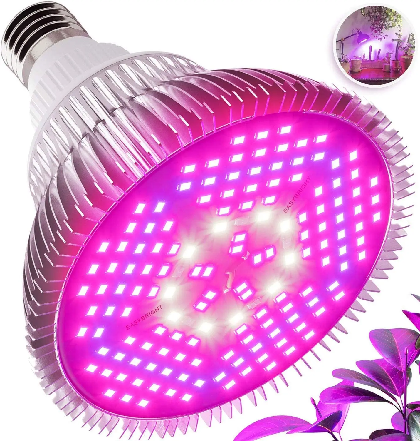 18W 50W 80W 100W LED Grow Light Full Spectrum Phyto Lamp LED Bulbs For Plants Garden Flowers Seeds Growth Grow Box E27