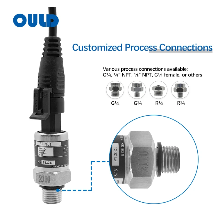 OULD PT-301 OEM Low Cost Pressure Transducer Pressure Sensor