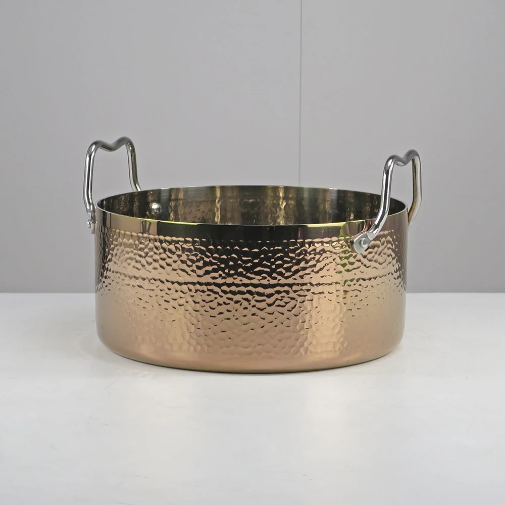 High Quality Stainless Steel Stockpot High Body Soup Pot Durable Three-Layer Cookware Pot Non-stick Induction Cooker