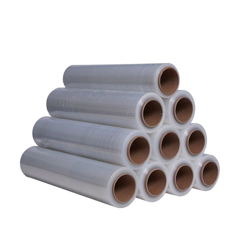 Industrial 20 Microns 80 Gauge Machine Stretch Film Pallet Protective Plastic Transparent Film