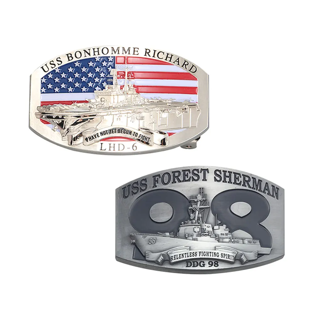 Custom Low Price 3D Design Personalized Western Cowboy Gold Metal Men Belt For Man