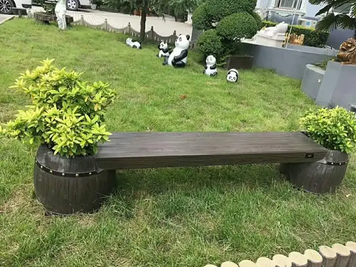 Plastic concrete planter molds silicone mold for concrete planter