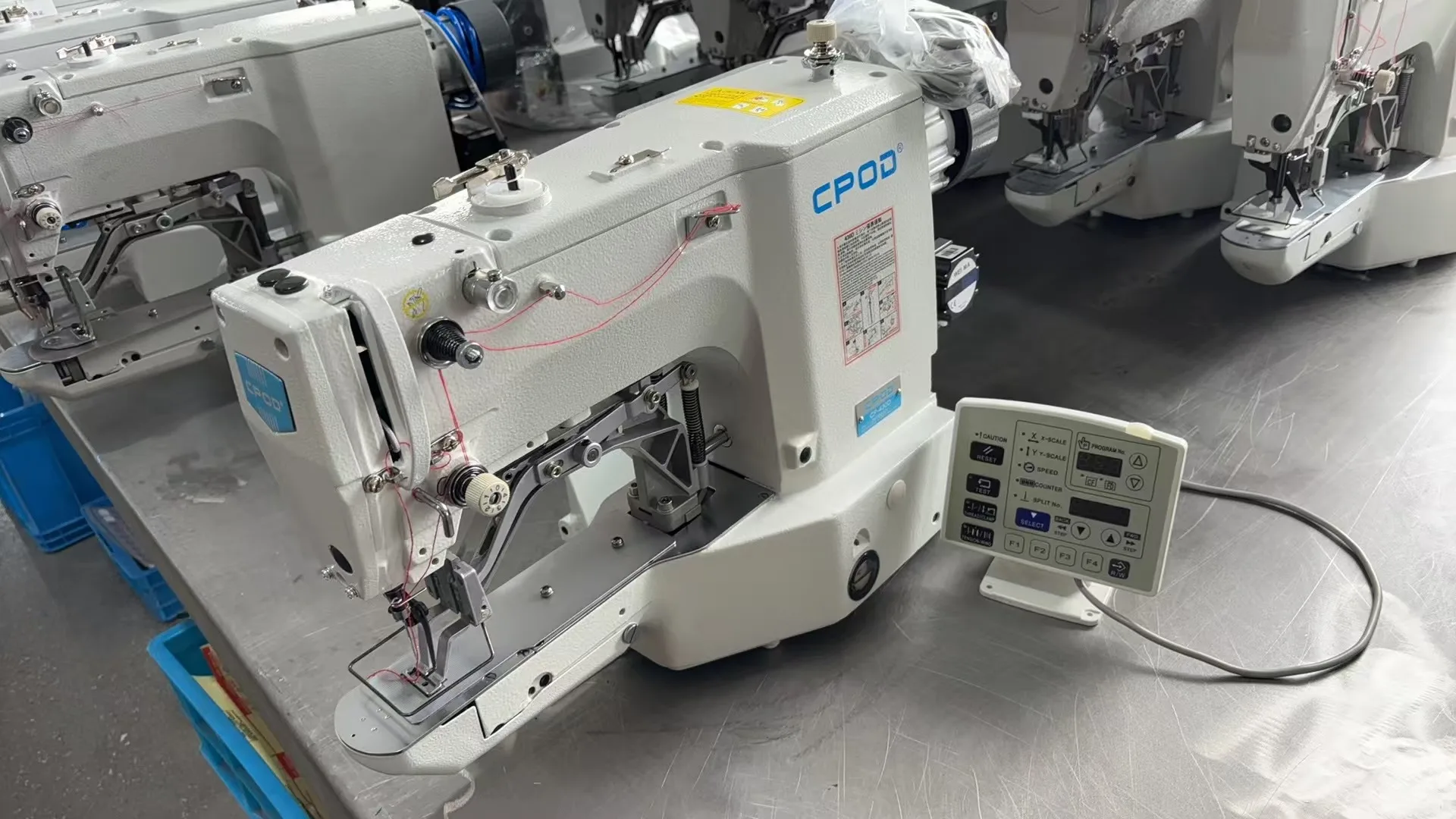 QK-430D Brother  stsytern Button System Clothing Machinery high speed electronic bar-tacking Industrial Sewing Machine