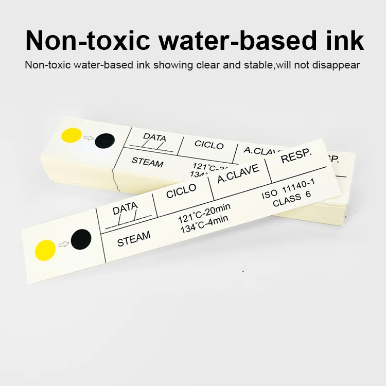 Hot Sale Type Class 6 Steam Disinfection  Autoclave Chemical Indicator Strip For Hospital