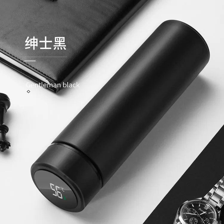 Special new Fahrenheit cheap stainless steel Smart Water Bottle with LED Temperature Display Thermo tumbler cups in bulk