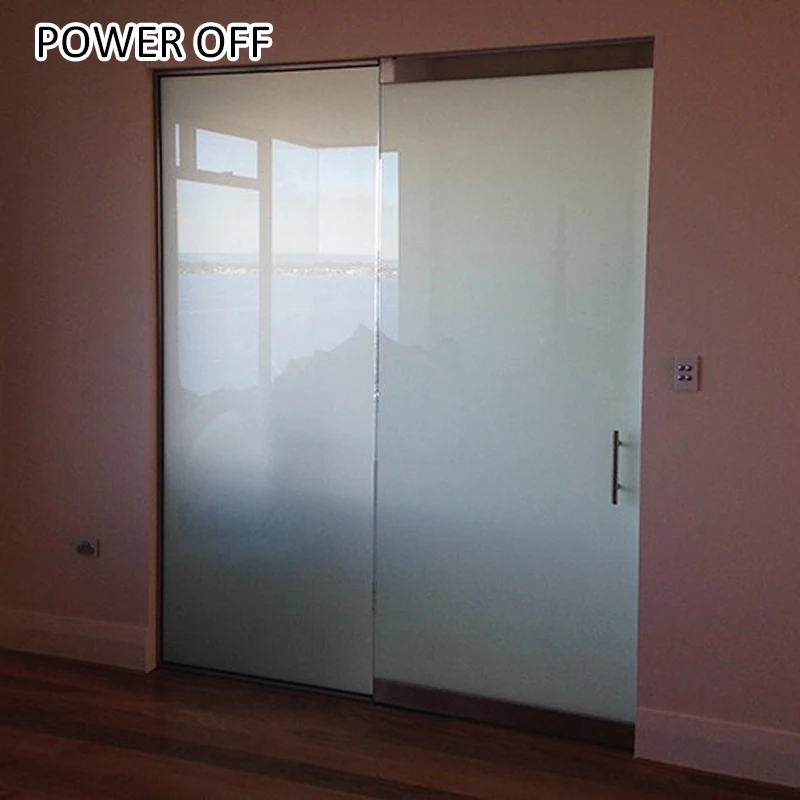 China customized electronic switchable film smart laminated glass