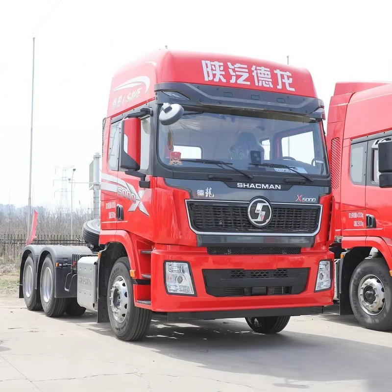 Б/у SHACMAN X5000 500Hp Тракторные грузовики 6x4 трактор RHD LHD тяжелый грузовик