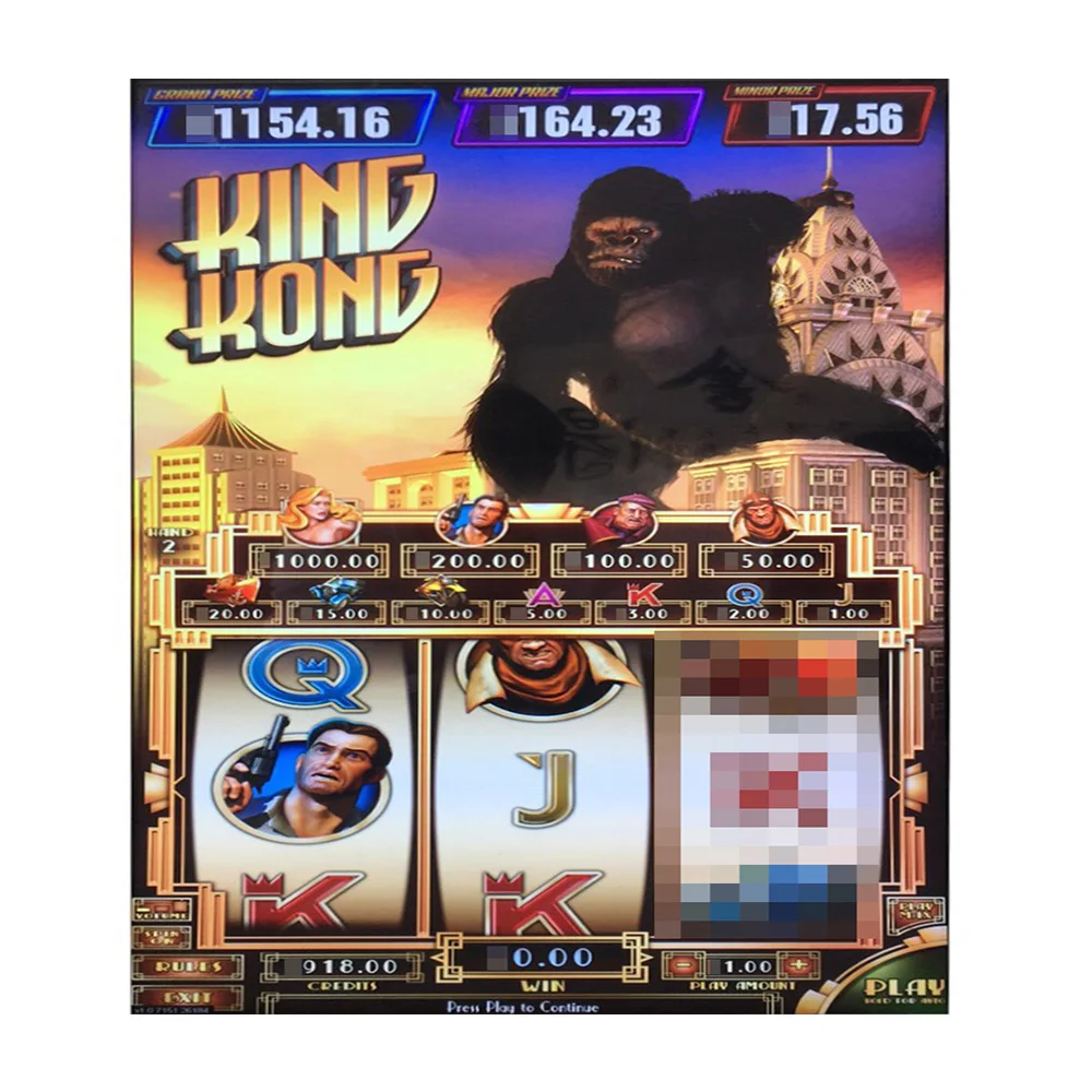 Vertical Skill Game Board King Kong Pot O Gold Coin Operated Online Games For Adults