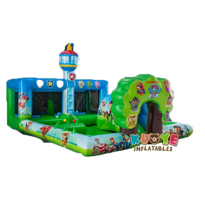 Commercial Giant Inflatable Castle Paw Inflatable Bouncer bouncy jumper play center for kids outdoor playing