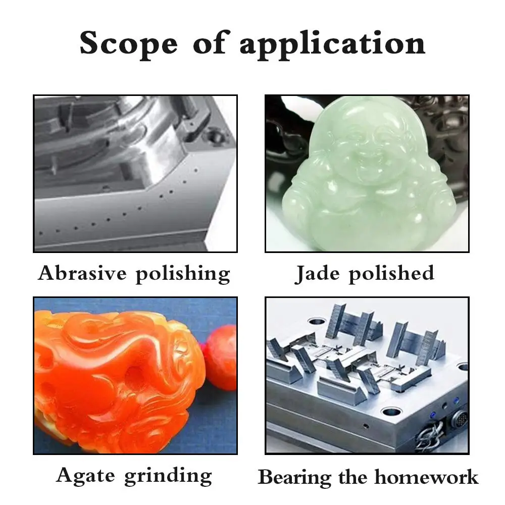 High Quality XEBEC Cylindrical Fiber Oilstone 3 *100mm Ceramic Fiber  Whetstone Strip for mold polishing