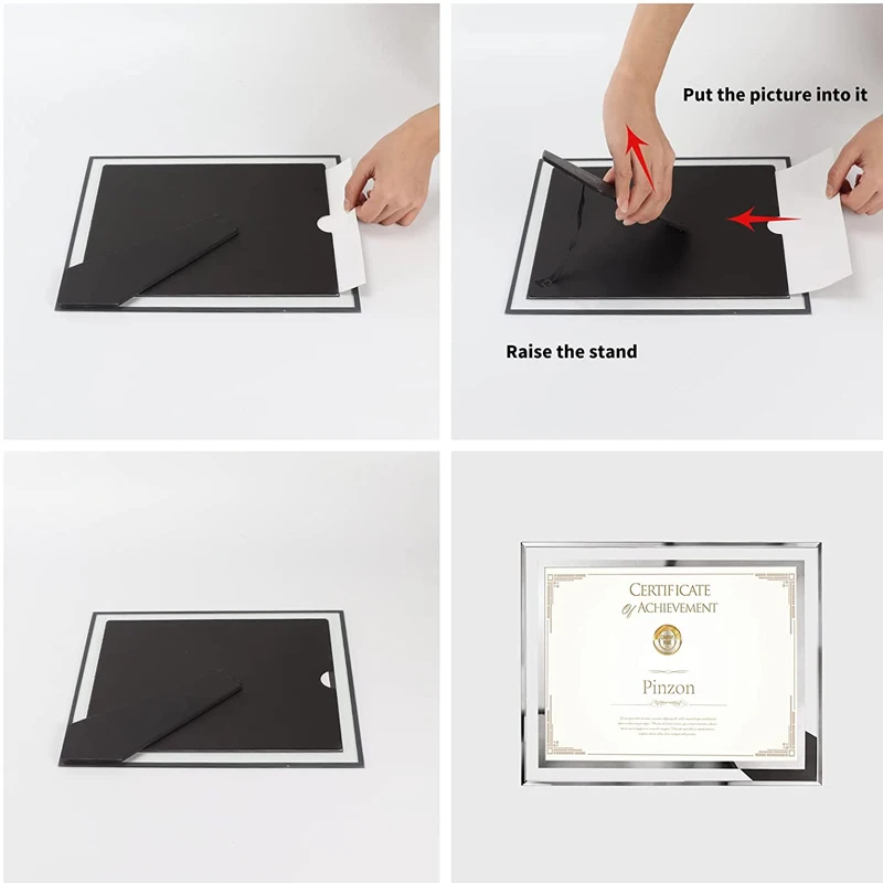 certificate diploma frame glass beautiful photo frames for table top display custom