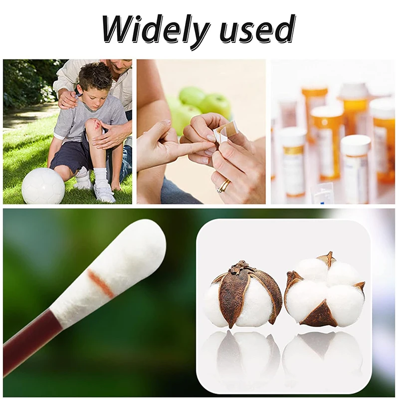 Disposable Sterile Povidone Iodine Swab Stick Iodophor Filled Cotton Liquid Swabs