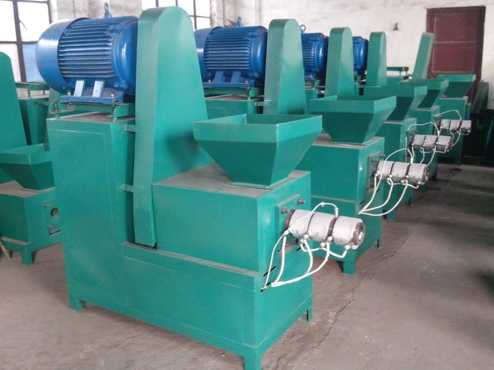 350 kg per hour capacity wood log biomass sawdust briquette making machine