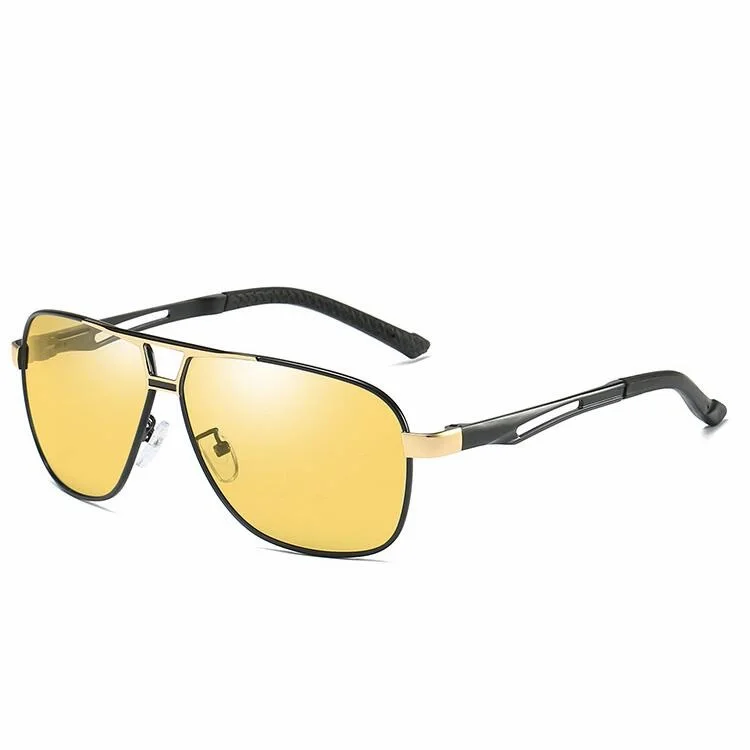 Yiwu, спортивные алюминиевые солнцезащитные очки, мужские очки ночного видения для вождения 2019