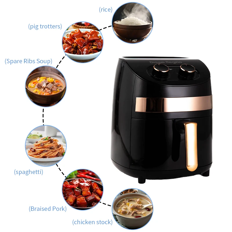 Best Selling Oil Free Families Chicken Air Fryer 2024 New 5L Online Shop Electric Air Fryers