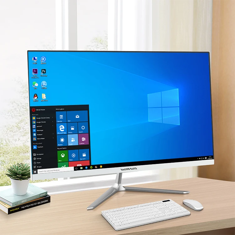 23.6 Inch Intel Core I3 I5 I7 8G 16GB RAM 128G 256GB 512GB ROM Business Office Gaming all In One PC Desktop Computer