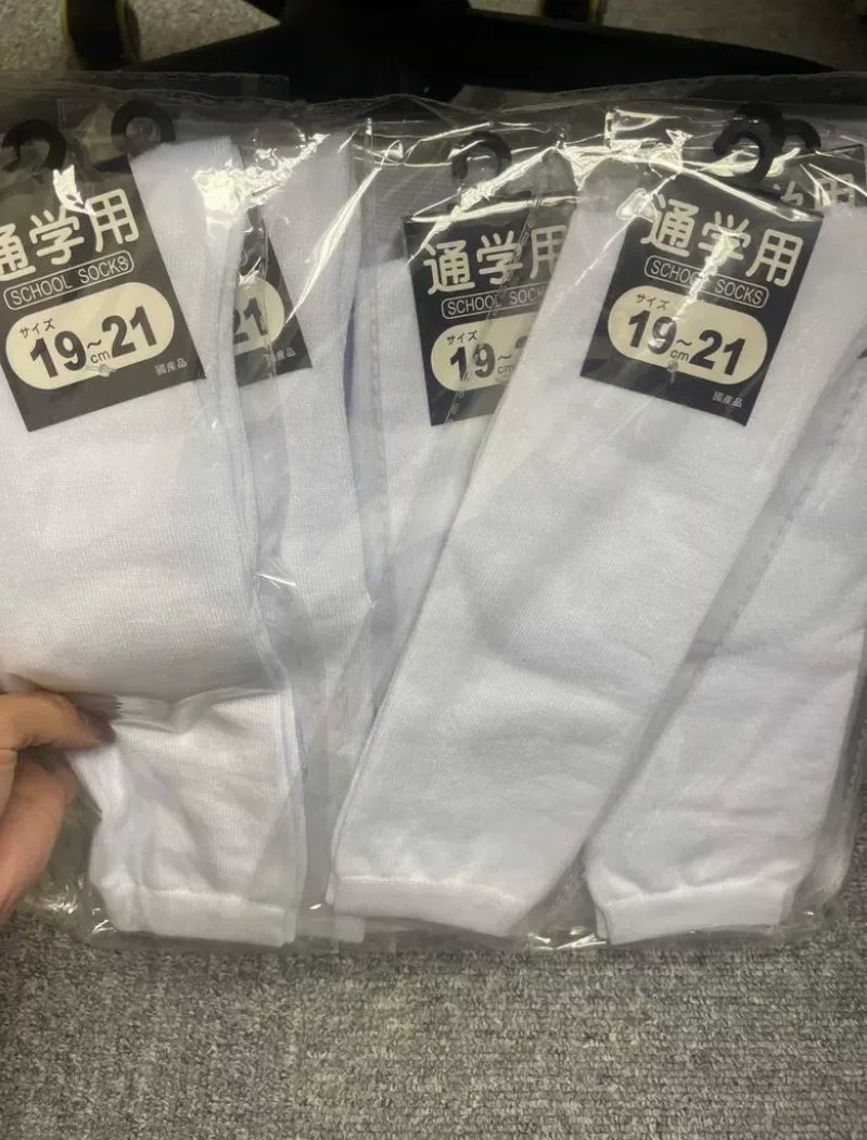 hot sale soft baby socks knee high customized school uniform socks long white knee length socks for baby girls