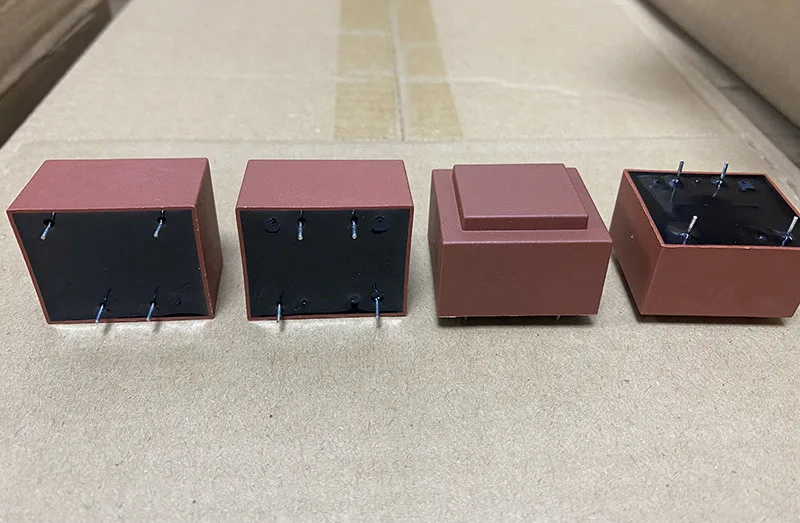 High Quality 12V 1.25VA  1.5VA AC Transformer Encapsulated Step Down Transformer With Red Blue Shell