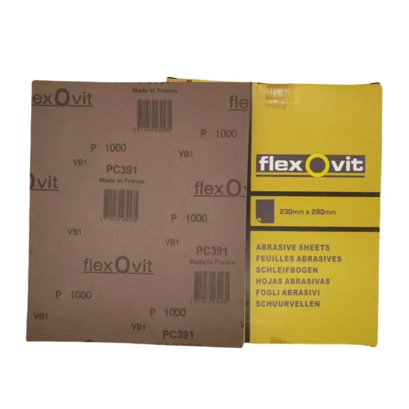 Flexovit  factory price silicone carbide water proof wet abrasive paper polishing sandpaper sheet