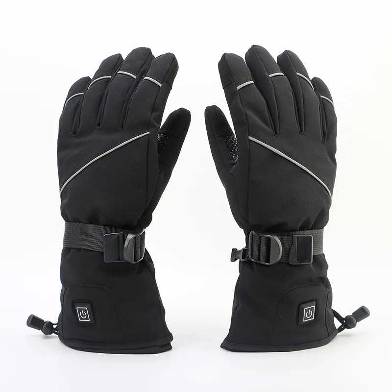 Winter Riding Skiing Skating Hiking Other Outdoor Sports Waterproof Windproof Gloves Touchscreen Heating Gloves
