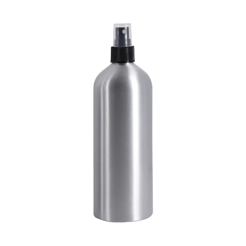China Manufactured Fine Mist Toner Water Bottle New Design Aluminum Spray Cosmetic Dispenser Bottle with Lids and Bottle Caps